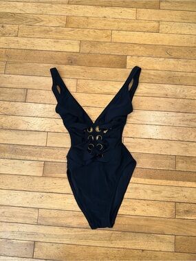 Woman’s Karla Colletto one piece swim suit bathing